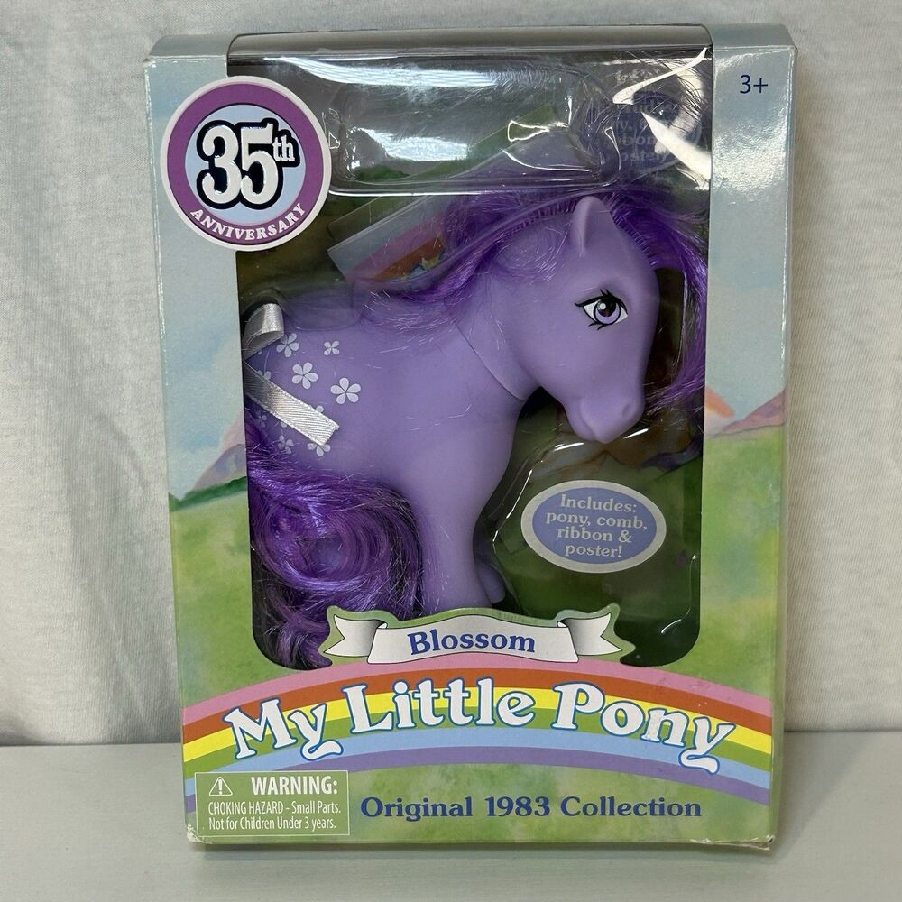 My Little Pony BLOSSOM 35th Anniversary Original 1983 Collection Open Box Nocomb